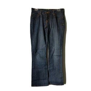 Seven7 Blue Jeans Size 27 Medium wash Straight leg